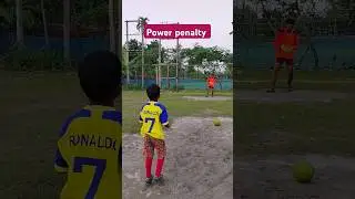 Powerful penalty shot ⚽💥 #soccerpenalty #tranding #penaltyshoot #cr7shorts #viralvideo #explore #