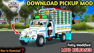 How to add PICKUP Mod in Bus Simulator Indonesia | Bussid Pickup Mod v4.4.1 Pickup Game 2025