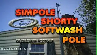 Simpole Excalibur softwashing pole with vics tip  benefits -Splash window cleaning  in pa