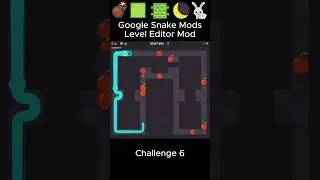 Google Snake Mods - Level Editor Mod: Challenge 6 Fast Speed #googlesnake #googlesnakemods