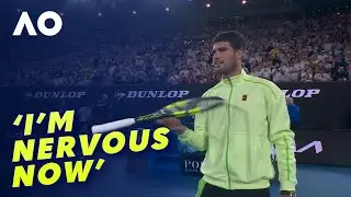 Carlos Alcaraz shows off his racquet tricks | Australian Open 2026 | Wide World of Sports
