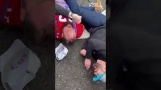 Detroit Lions fan joins Bills Mafia in table smash at Detroit tailgate
