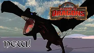 MAJESTIC SNOW WRAITH! New animations - School of Dragons