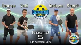 George/Yuki -vs- Andrew/Stuart - FyreStorm Pickleball Round 5 - 19th Nov 2025