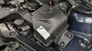 BMW E46: как установить впускной коллектор Dinan - крышка воздухозаборника Dinan, холодный воздух...