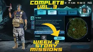 PUBG NEWSTATE VOL. 3 WEEK 2 STORY MISSIONS | ALL LOCATIONS