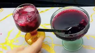 جيلي وعصير كركديه بالبرقوق @AshrafFood  صوص البرقوق https://youtu.be/-efLeBxm768
