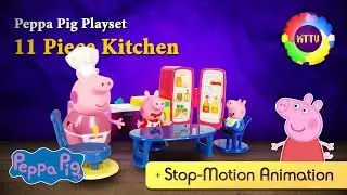 Peppa Pig &middot; 11 Piece Kitchen Playset with Stop-Motion Animation by KTTV