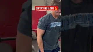 💪 BICEPS BUILDER 🧨 EZ Bar Curls #shorts