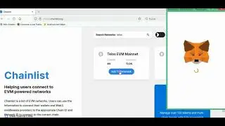 C&oacute;mo a&ntilde;adir la red de Telos a Metamask