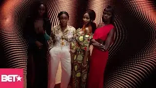 #BETInstacarpet BET Awards 2017 - Sandra Lambeck And Her Girls