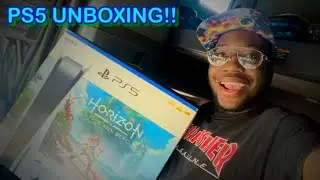 Unboxing my PlayStation 5!