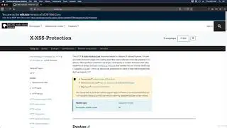 HTTP GitLab Lecture  22   X XSS Protection