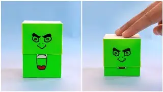 diy amazing paper craft when you bored // diy vampire pop up box
