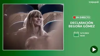 🔴 EN DIRECTO | BEGOÑA GÓMEZ declara ante la Comisión de Investigación