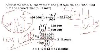 KCSE MATHEMATICS 2019 Pp2 Q18 REPOST