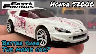 Обзор и демонстрация модели Hot Wheels Honda S2000 (ремикс графики из фильма &laquo;Форсаж&raquo; 2025 года)!