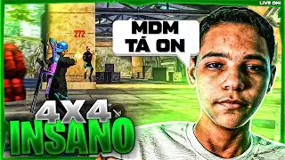 FREE FIRE AO VIVO - ZANGANDO QUER A RV DO X1 - VAMOS GANHAR DNV!!