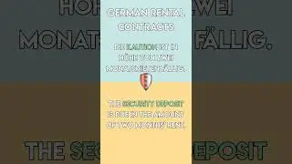 DON'T SIGN That German Rental Contract! #shorts #learngerman