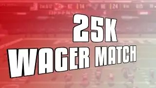 25K WAGER MATCH!!! CAN WE FINALLY WIN!!! | MADDEN 17 WAGER MATCH