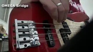 Omega Bass Bridge (Badass II) VS Fender High Mass Bridge Comparison