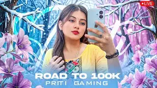FREE FIRE LIVE 🥳 ROAD TO 100k!❤️ || #freefire #shortsfeed #shorts #live #girlgamer