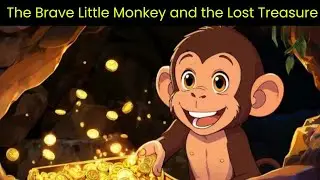 The Brave Little Monkey and the Lost Treasure | Jungle Adventure Story for #KidsStory #BedtimeStory
