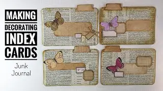 Making - Decorating Index Cards