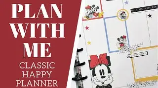 PLAN WITH ME | Disney Spread | Classic Happy Planner | April 26-May 2, 2021
