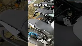 Xsr155 vs Mt15 length difference?