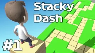 Stacky Dash - Stack and dash! Gameplay Walkthrough Android iOS Part 1