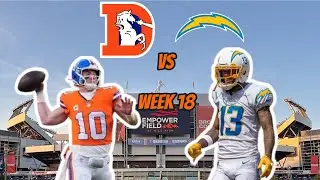 Denver Broncos vs Los Angeles Chargers  Week 18 NFL live stream reactions