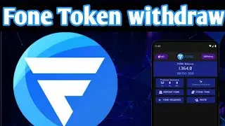 fone token withdraw proof || Fone token price || How to withdraw fone token from cloud mining app