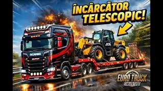 Am dus un INCARCATOR TELESCOPIC la Sibiu! Nu a fost ușor #ets2romania #bucuresti #sibiu