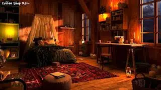 Peaceful Night Rain Sounds - Sewing Room Ambience