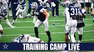 Training Camp Live: Biggest Hit of Camp? | Dallas Cowboys 2020