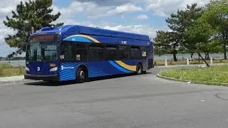 MTA NYCT Bus: 2017 New Flyer XN40 Xcelsior CNG Bx27 Bus #679 at Clason Point-Ferry Terminal