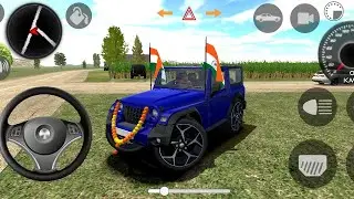 Blue Thar 🚙||Thar wheel changing 🛞|| Thar 180 speed ||
