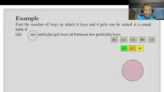 Permutations and Combinations 19-Arrangement in a circle - Example