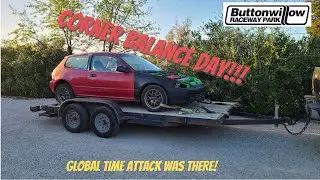 Buttonwillow Raceway- K20 EG Civic off to get Corner Balanced. Global Time Attack was there!!!!!!