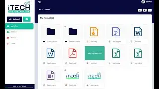 iTech Drive - File Storage and File Sharing Script