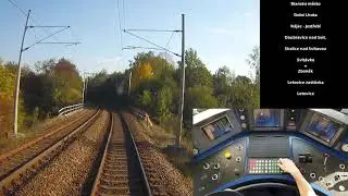 Cabview: Letovice - Brno hl.n. (Panter) - trať + pult