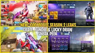 *NEW* SEASON 2 LUCKY DRAW, BUNDLES AND CRATES LEAKS | SNEAK PEEK CODMOBILE LEAKS