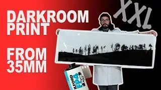 How to print BIG from 35mm negative in a small darkroom