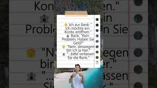 ein Konto er&ouml;ffnen 🧑🏦😂 #ShortsDeutsch #deutscherHumor #WitzeAufDeutsch
