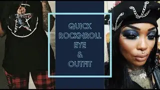 GRWM EASY PUNK ROCK EYE & OUTFIT