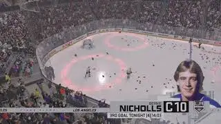 Los Angeles Kings Bernie Nicholls Playoff Hat-Trick Goal