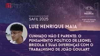 Luiz Henrique Maia, Cunhado não é parente: o pensamento político de Leonel Brizola...