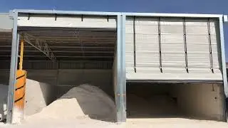 Porte rapide Aprico ad impacchettamento per cave | Contenimento polveri e protezione ambientale