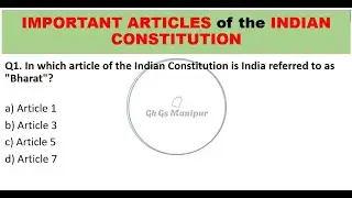 IMPORTANT ARTICLES ki Important Questions yengminnarasi | SSC EXAM TOPIC WISE CLASS in Manipuri